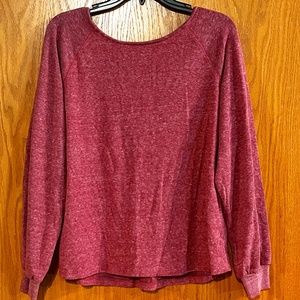 Scoop Back Sweatshirt